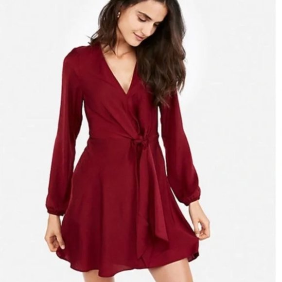 Express Satin Tie Waist 